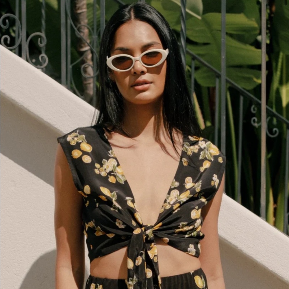 Whimsy & Row Valentina Top in Lemons